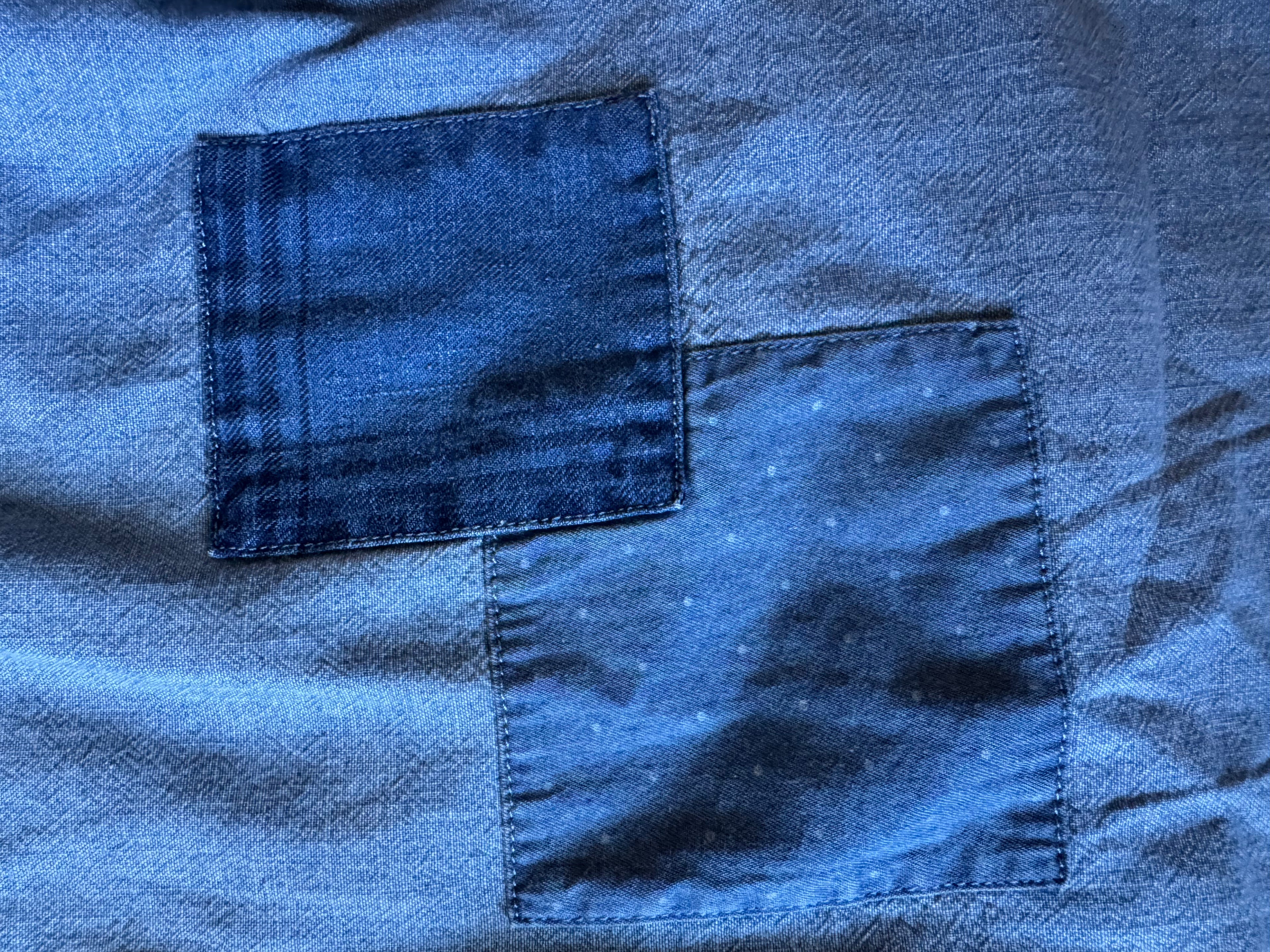 Brand New Banana Republic Denim Patchwork  - Size XL