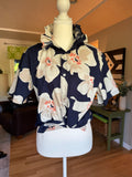 Navy Floral - Brand New Gap - Short Sleeve  - Size Small/Medium