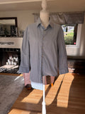 SOLD Lila - Asymmetrical Hem Men's Upcycled Shirt - Size Large